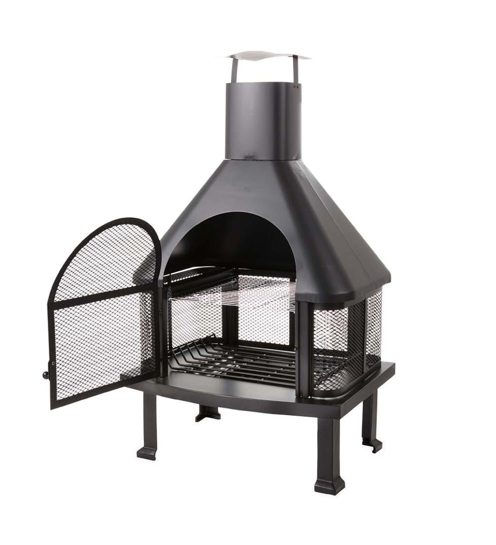 Plow &amp; Hearth Fire Pits | Fireplace &amp; Hearth Black Outdoor Firehouse