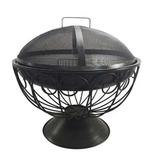 Plow &amp; Hearth Fire Pits | Fireplace &amp; Hearth Iron Swirl Fire Pit