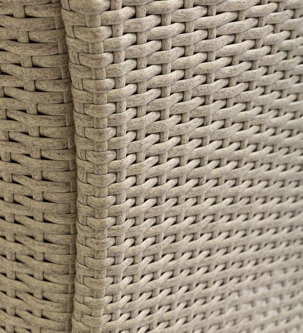 Plow &amp; Hearth Fire Pits | Fireplace &amp; Hearth Little River Outdoor Wicker Seating With Propane Fire Pit Table, 4-Piece Set