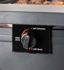 Plow &amp; Hearth Fire Pits | Fireplace &amp; Hearth Sandford Propane Gas Fire Pit With Tabletop Insert And Lava Rocks