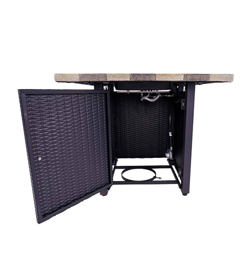 Plow &amp; Hearth Fire Pits | Fireplace &amp; Hearth Wilmington Propane Gas Fire Pit