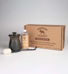 Plow &amp; Hearth Fire Starters &amp; Fatwood | Fireplace &amp; Hearth American Fire Lighter Kit With Clean-Burning Lamp Oil