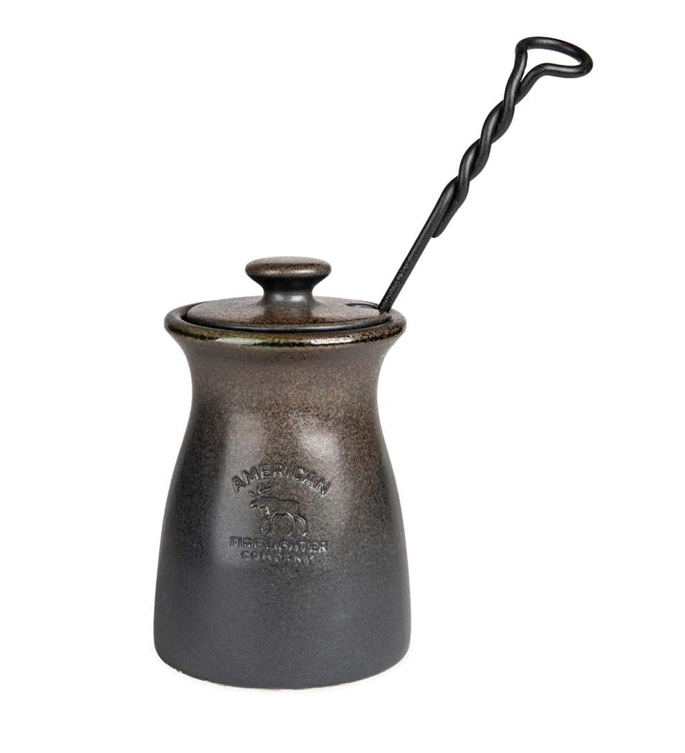 Plow &amp; Hearth Fire Starters &amp; Fatwood | Fireplace &amp; Hearth American Fire Lighter Kit With Clean-Burning Lamp Oil