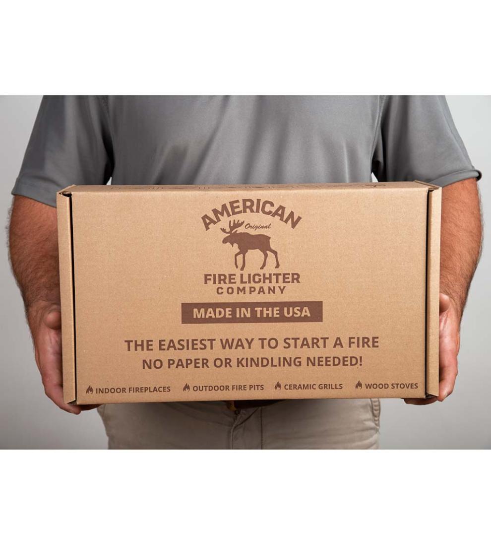 Plow &amp; Hearth Fire Starters &amp; Fatwood | Fireplace &amp; Hearth American Fire Lighter Kit With Clean-Burning Lamp Oil