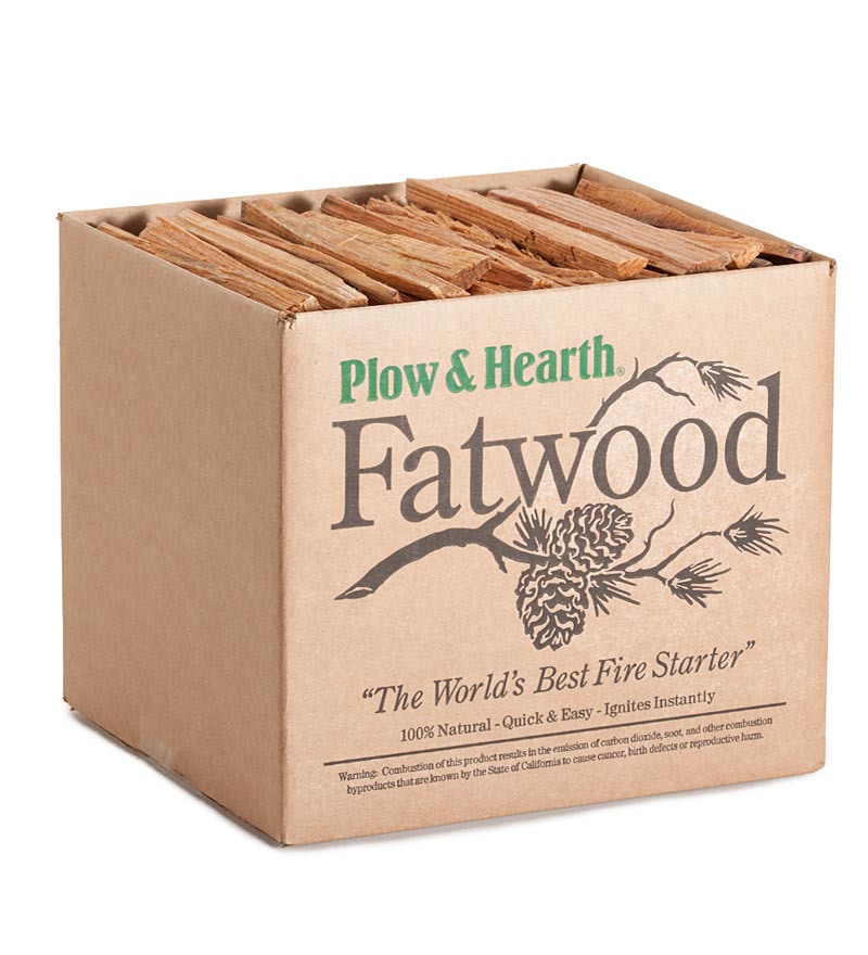 Plow &amp; Hearth Fire Starters &amp; Fatwood | Fireplace &amp; Hearth Copper Finished Firewood Bucket