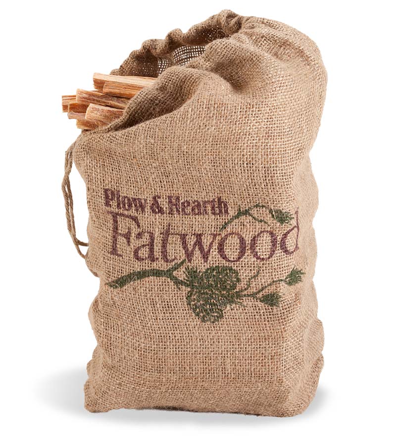 Plow &amp; Hearth Fire Starters &amp; Fatwood | Fireplace &amp; Hearth Fatwood Fire-Starter Pre-Split Kindling