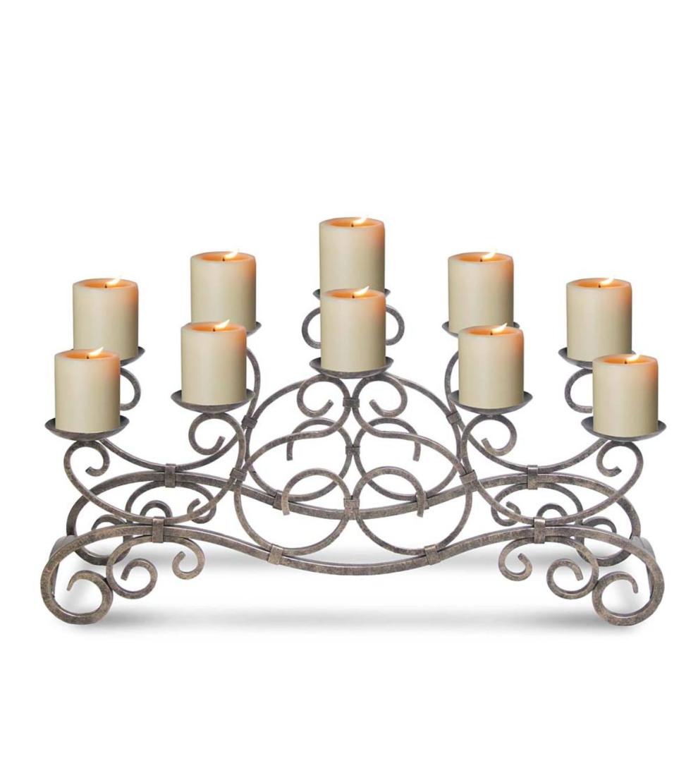Plow &amp; Hearth Fireplace Candelabras | Fireplace &amp; Hearth Brighton Fireplace Candelabra - Bronze