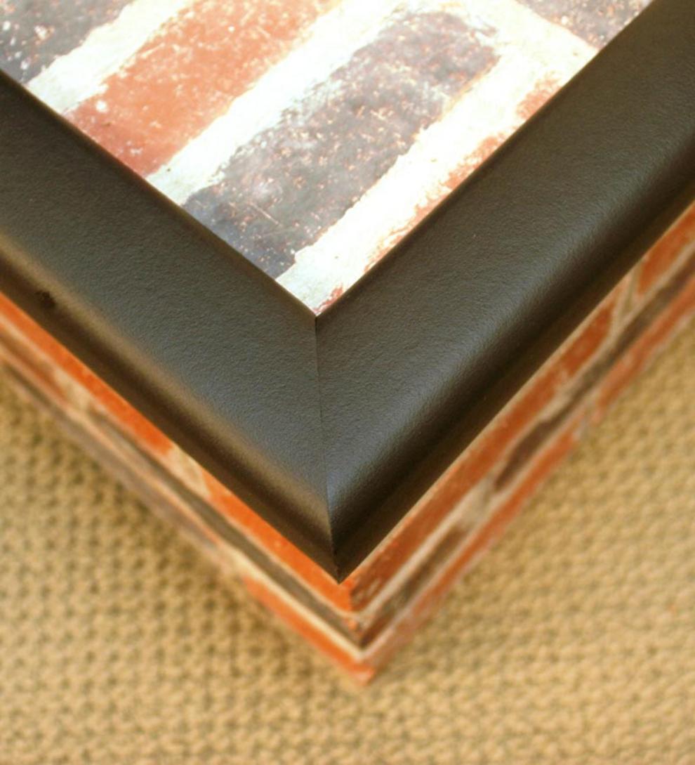 Plow &amp; Hearth Fireplace Cleaning &amp; Maintenance | Fireplace &amp; Hearth Adhesive Backed Hearth Guard Kit - Black