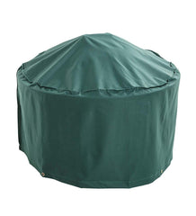 Plow &amp; Hearth Fireplace Cleaning &amp; Maintenance | Fireplace &amp; Hearth Classic Outdoor Furniture All-Weather Fire Pit Cover - Green