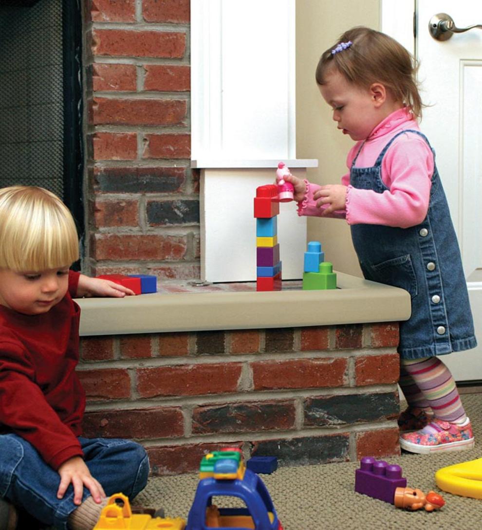 Plow &amp; Hearth Fireplace Cleaning &amp; Maintenance | Fireplace &amp; Hearth Flame-Resistant Metal Backed Hearth Guard - Black