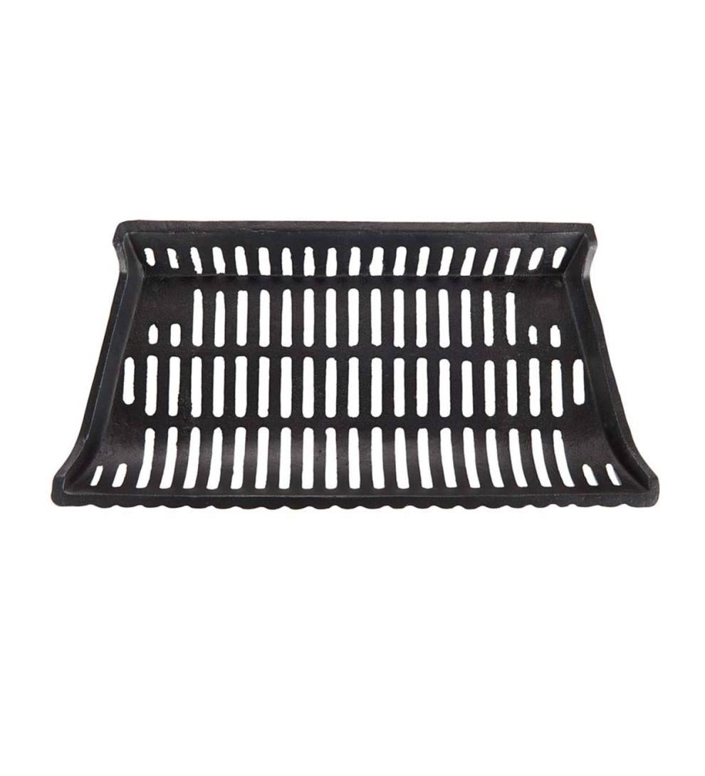 Plow &amp; Hearth Fireplace Grates &amp; Firebacks | Fireplace &amp; Hearth Cast Iron Franklin Self-Feeding Fireplace Grate