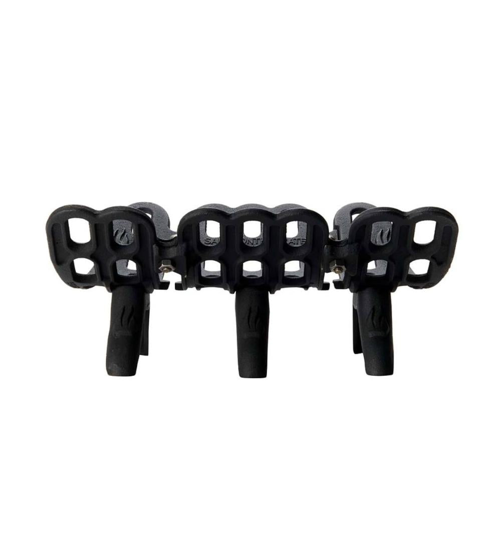 Plow &amp; Hearth Fireplace Grates &amp; Firebacks | Fireplace &amp; Hearth Cast Iron Log Basket Sampson Fireplace Grate