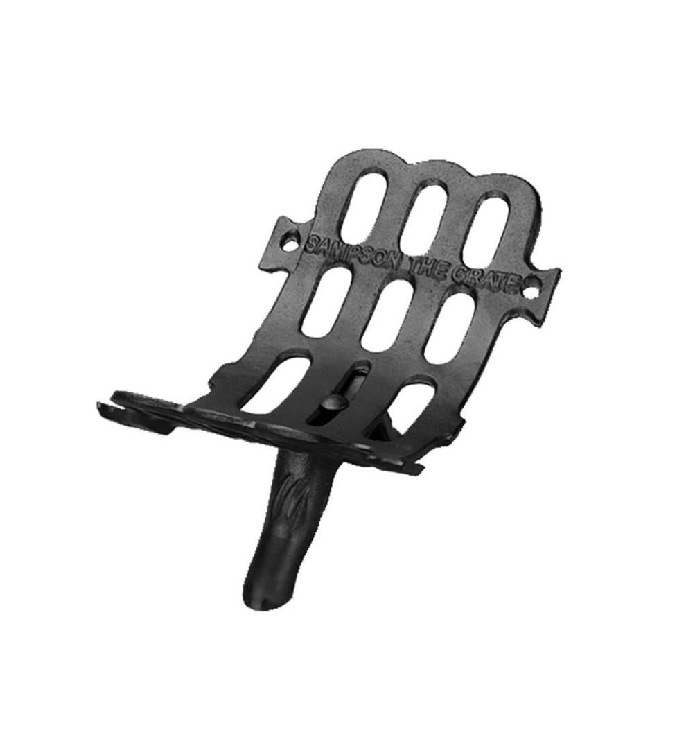 Plow &amp; Hearth Fireplace Grates &amp; Firebacks | Fireplace &amp; Hearth Cast Iron Log Basket Sampson Fireplace Grate