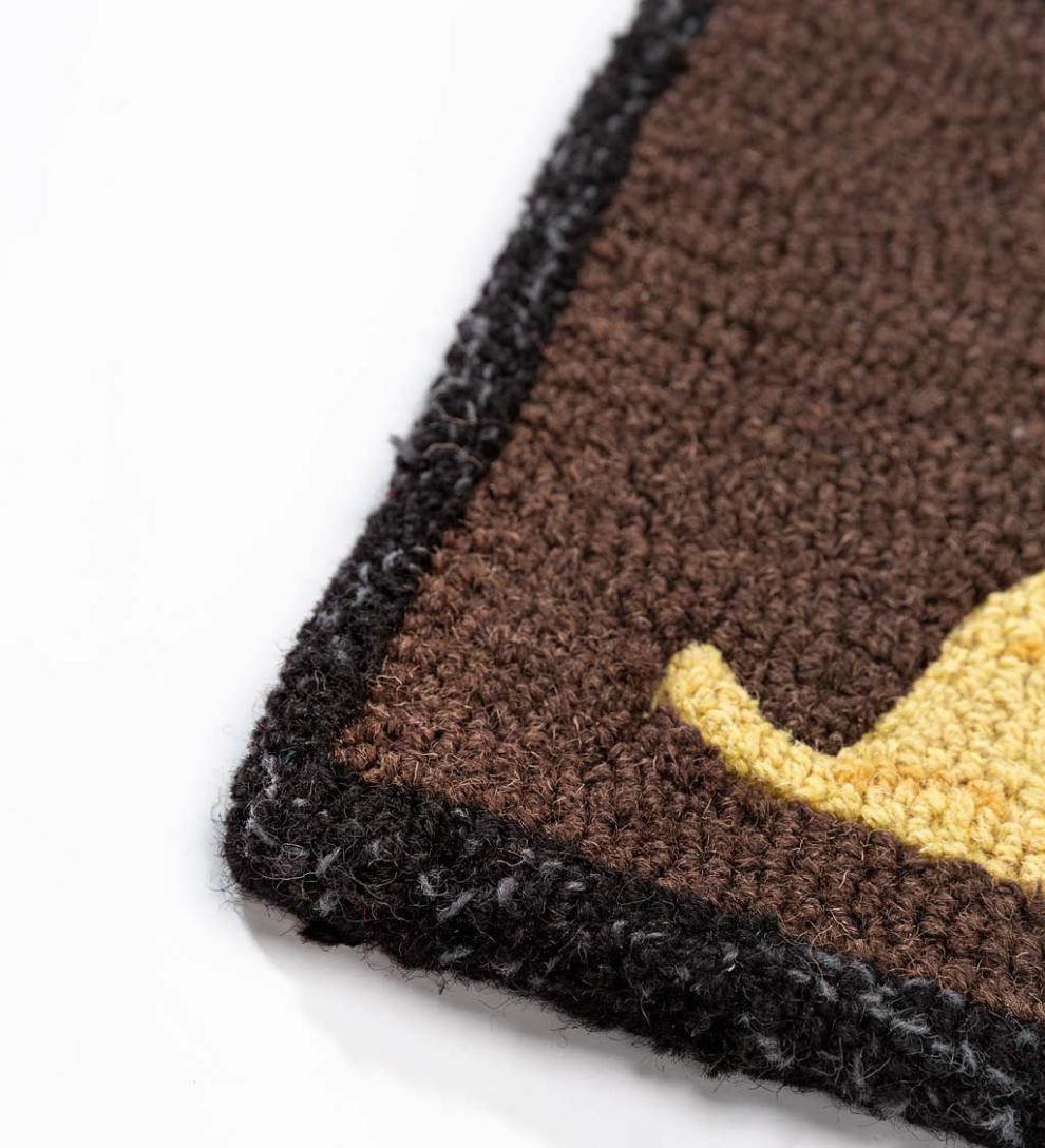 Plow &amp; Hearth Fireplace &amp; Mantel Décor | Fireplace &amp; Hearth All Dogs Hooked Wool Hearth Runner