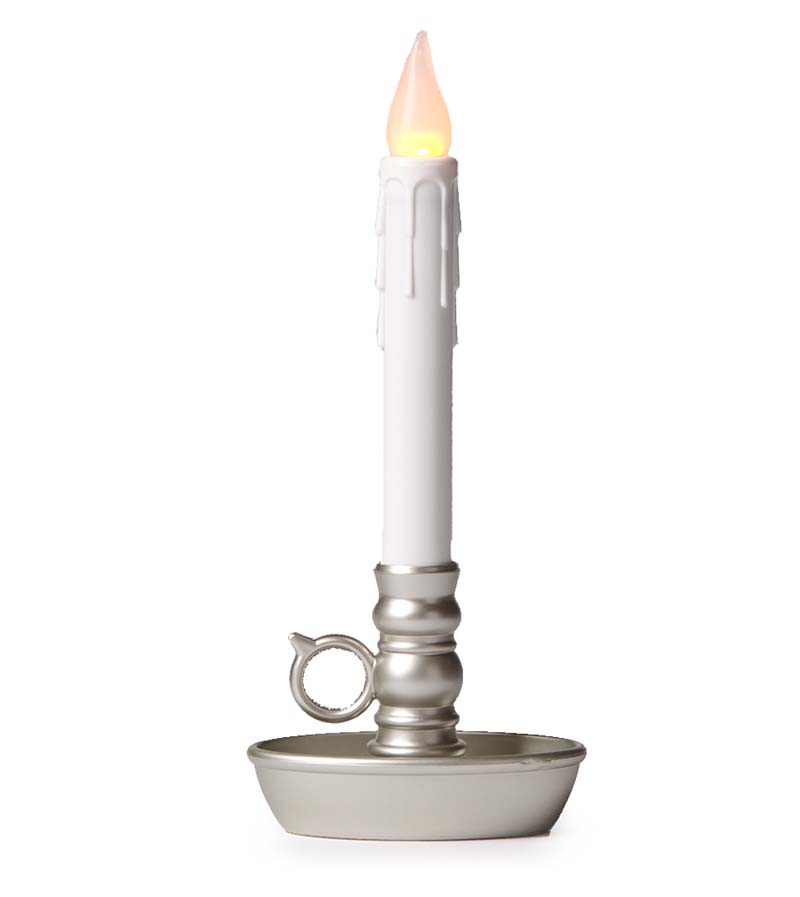 Plow &amp; Hearth Fireplace &amp; Mantel Décor | Fireplace &amp; Hearth Battery-Operated Colonial Window Candles