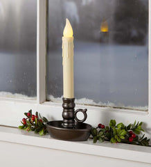 Plow &amp; Hearth Fireplace &amp; Mantel Décor | Fireplace &amp; Hearth Battery-Operated Colonial Window Candles