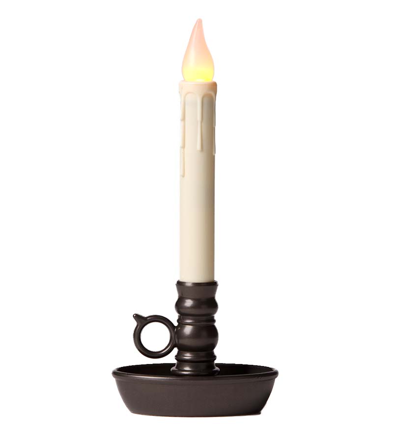 Plow &amp; Hearth Fireplace &amp; Mantel Décor | Fireplace &amp; Hearth Battery-Operated Colonial Window Candles