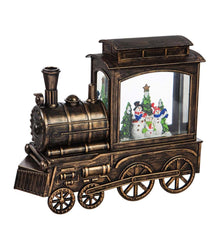 Plow &amp; Hearth Fireplace &amp; Mantel Décor | Fireplace &amp; Hearth Caroling Snowmen Led Lantern With Spinning Action Table Decor