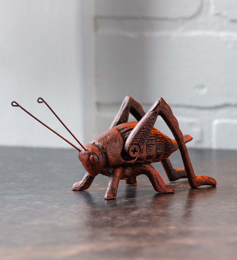 Plow &amp; Hearth Fireplace &amp; Mantel Décor | Fireplace &amp; Hearth Cast Iron Hearth Cricket Fireplace Accent