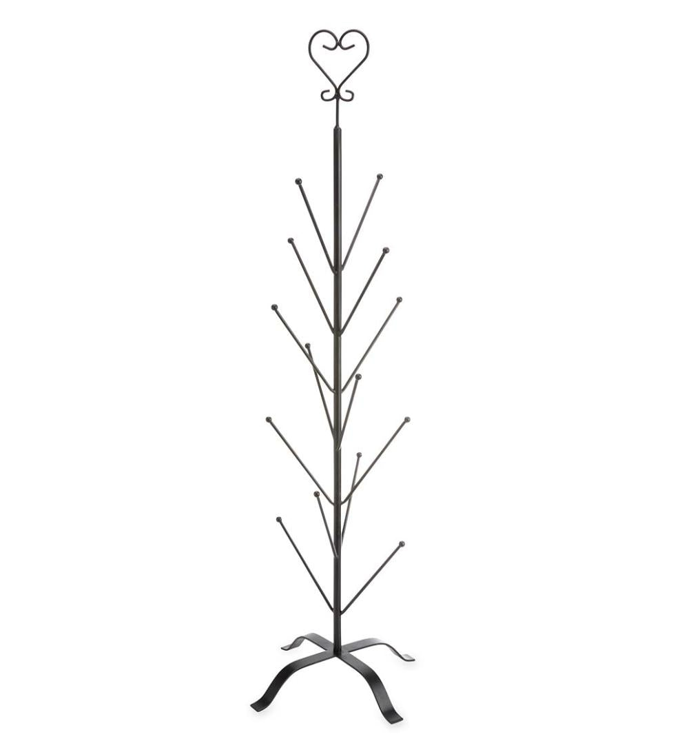 Plow &amp; Hearth Fireplace &amp; Mantel Décor | Fireplace &amp; Hearth Decorative Mitten Tree With Heart Finial And Optional Interchangeable Seasonal Finials