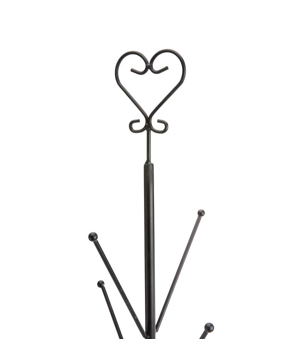 Plow &amp; Hearth Fireplace &amp; Mantel Décor | Fireplace &amp; Hearth Decorative Mitten Tree With Heart Finial And Optional Interchangeable Seasonal Finials