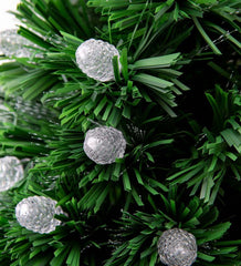 Plow &amp; Hearth Fireplace &amp; Mantel Décor | Fireplace &amp; Hearth Fiber Optic Color-Changing Tabletop Christmas Tree