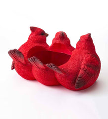 Plow &amp; Hearth Fireplace &amp; Mantel Décor | Fireplace &amp; Hearth Indoor/Outdoor Cardinal Trio Planter