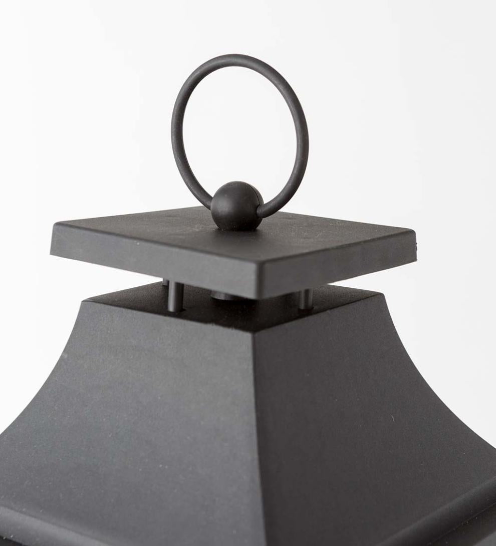 Plow &amp; Hearth Fireplace &amp; Mantel Décor | Fireplace &amp; Hearth Indoor/Outdoor Firefly Lantern With Twinkling Led Lights