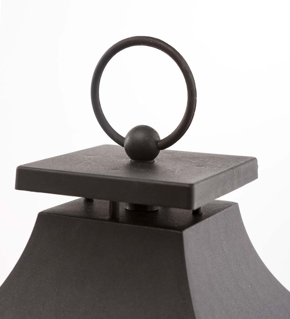 Plow &amp; Hearth Fireplace &amp; Mantel Décor | Fireplace &amp; Hearth Indoor/Outdoor Firefly Lantern With Twinkling Led Lights