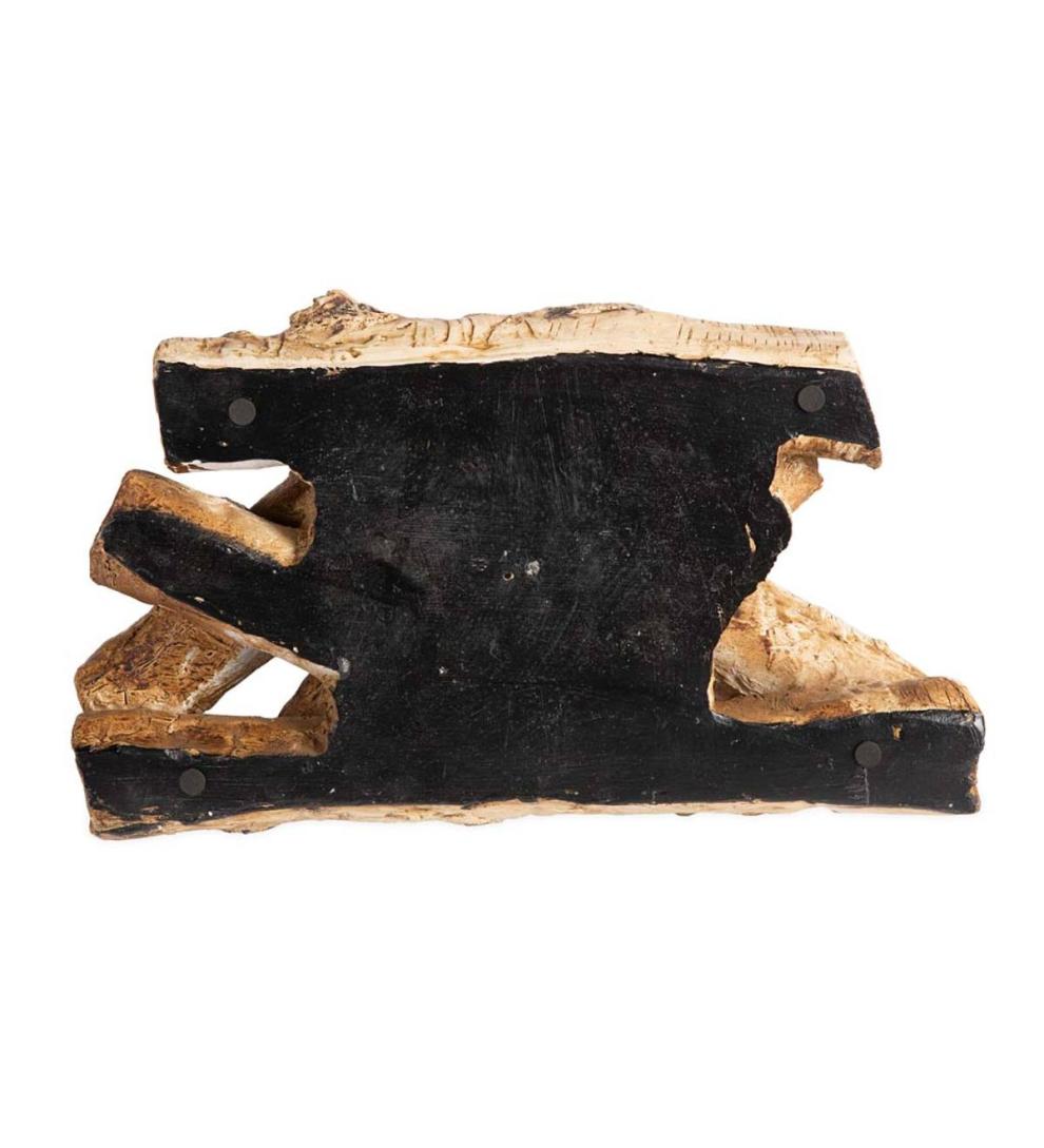 Plow &amp; Hearth Fireplace &amp; Mantel Décor | Fireplace &amp; Hearth Logs Hearth Candle Holder - Birch