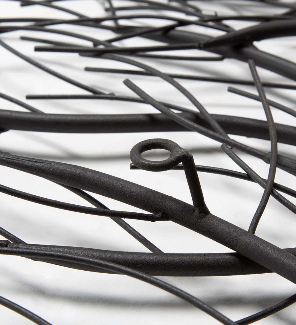 Plow &amp; Hearth Fireplace &amp; Mantel Décor | Fireplace &amp; Hearth Metal And Natural Vine Trees Wall Art