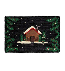 Plow &amp; Hearth Fireplace &amp; Mantel Décor | Fireplace &amp; Hearth Pinewoods Hand-Hooked Wool Rug