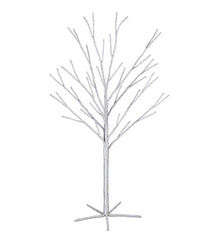 Plow &amp; Hearth Fireplace &amp; Mantel Décor | Fireplace &amp; Hearth Silver Holiday Tree