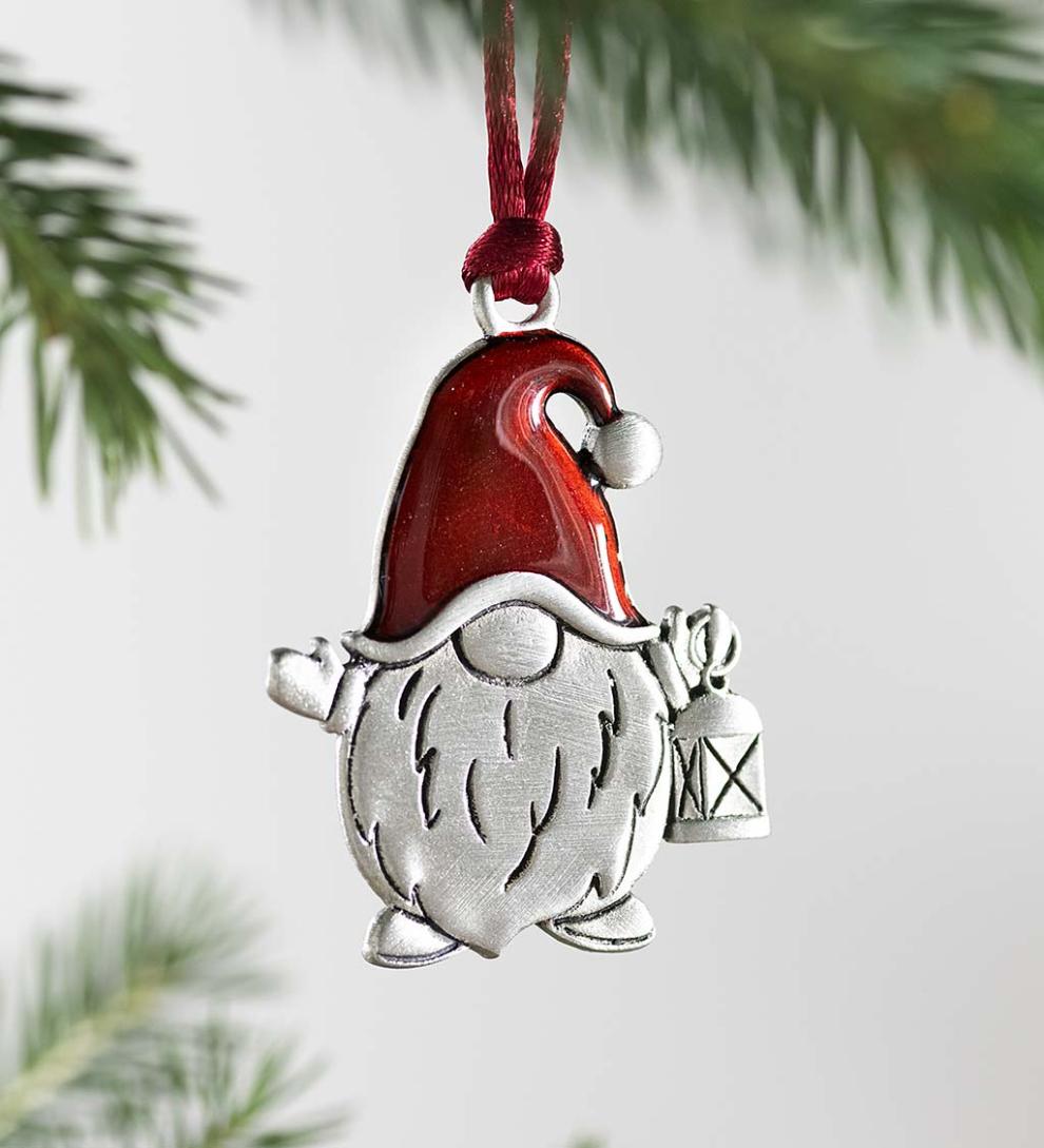 Plow &amp; Hearth Fireplace &amp; Mantel Décor | Fireplace &amp; Hearth Solid Pewter Christmas Tree Ornament - 2021