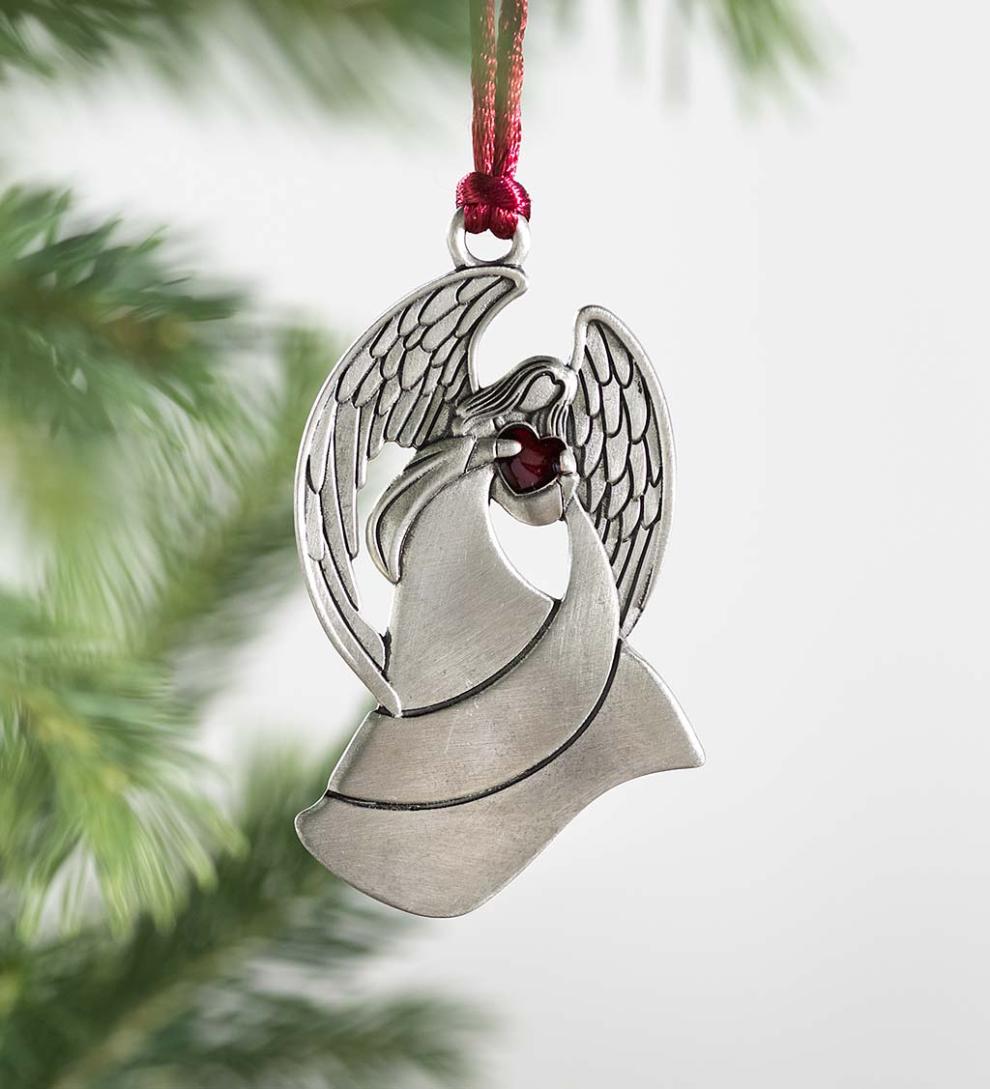 Plow &amp; Hearth Fireplace &amp; Mantel Décor | Fireplace &amp; Hearth Solid Pewter Christmas Tree Ornament - 2021