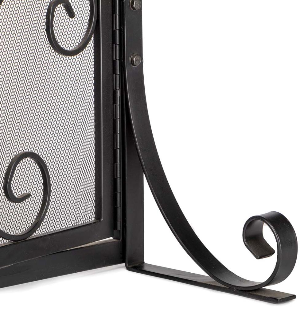 Plow &amp; Hearth Fireplace Screens With Doors | Fireplace &amp; Hearth Crest Fireplace Screen With Doors