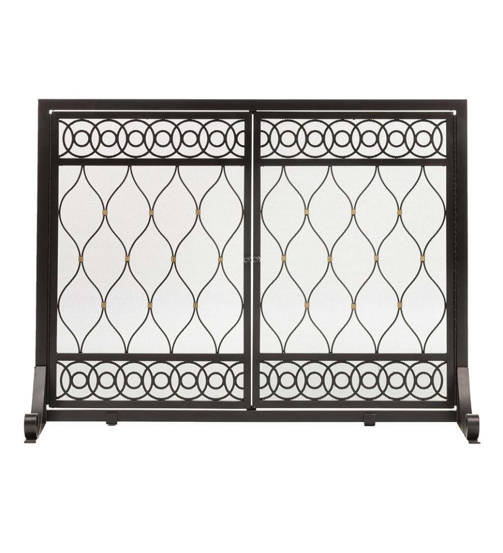 Plow &amp; Hearth Fireplace Screens With Doors | Fireplace &amp; Hearth East Bay Fireplace Screen With Doors