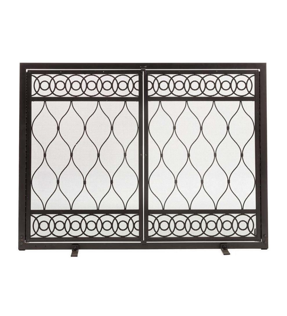 Plow &amp; Hearth Fireplace Screens With Doors | Fireplace &amp; Hearth East Bay Fireplace Screen With Doors