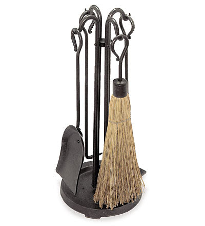 Plow &amp; Hearth Fireplace Tool Sets | Fireplace &amp; Hearth Raised Hearth Tool Set - Vintage Iron