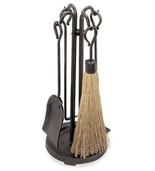 Plow &amp; Hearth Fireplace Tool Sets | Fireplace &amp; Hearth Raised Hearth Tool Set - Vintage Iron
