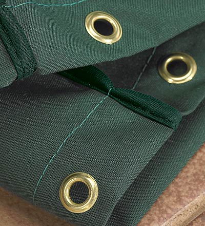 Plow &amp; Hearth Furniture Covers | Outdoor Living Classic All-Weather Outdoor Cushion Storage Bag - Green