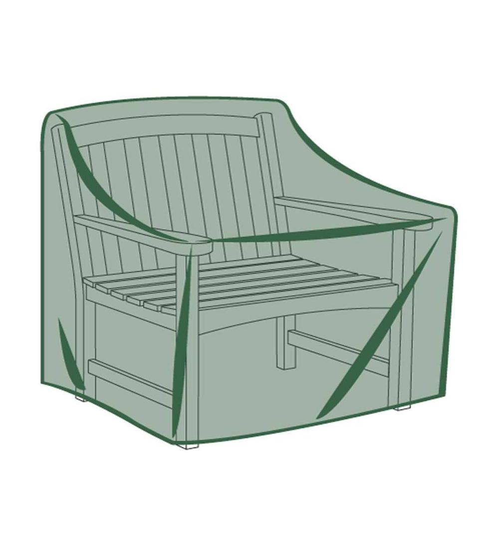 Plow &amp; Hearth Furniture Covers | Outdoor Living Classic Deep Seat Chair Cover - Green