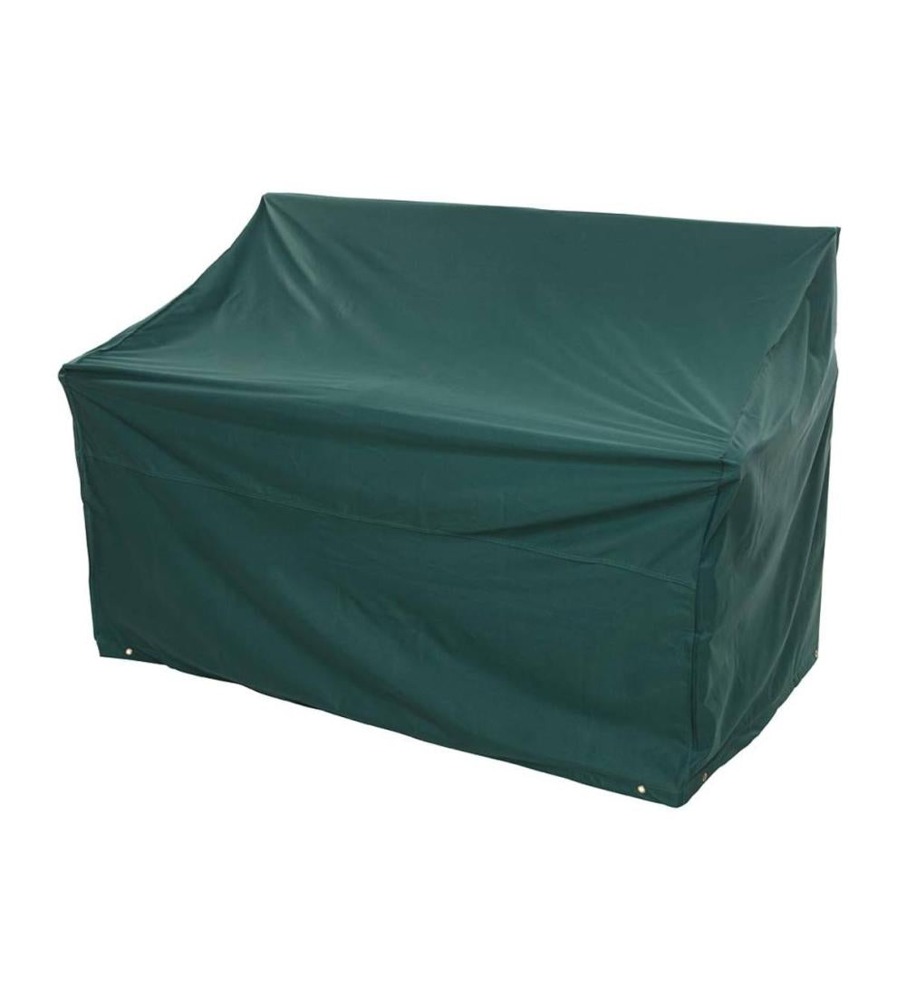 Plow &amp; Hearth Furniture Covers | Outdoor Living Classic Deep Seat Love Seat Cover - Green