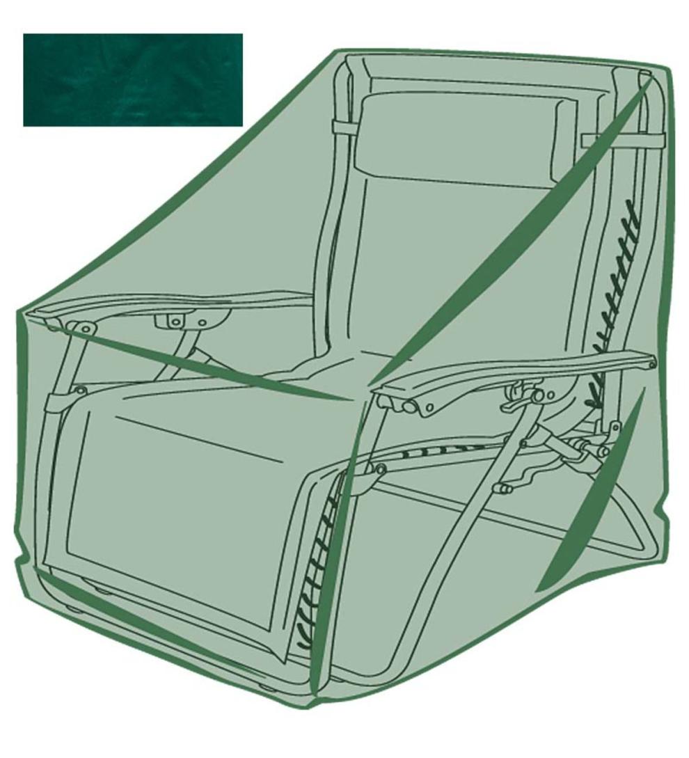 Plow &amp; Hearth Furniture Covers | Outdoor Living Classic Outdoor Furniture All-Weather Cover For Zero Gravity Chair - Green