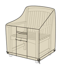 Plow &amp; Hearth Furniture Covers | Outdoor Living Deluxe Armchair Cover - Tan