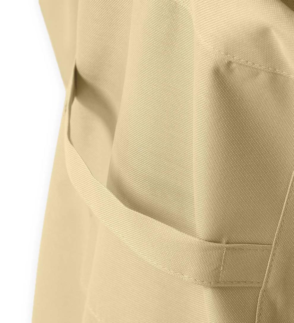 Plow &amp; Hearth Furniture Covers | Outdoor Living Deluxe Deep Seat Chair Cover - Tan