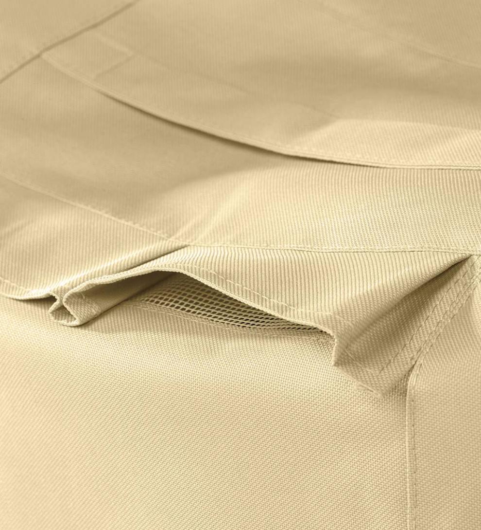 Plow &amp; Hearth Furniture Covers | Outdoor Living Deluxe Zero Gravity Lounge Chair Cover - Tan