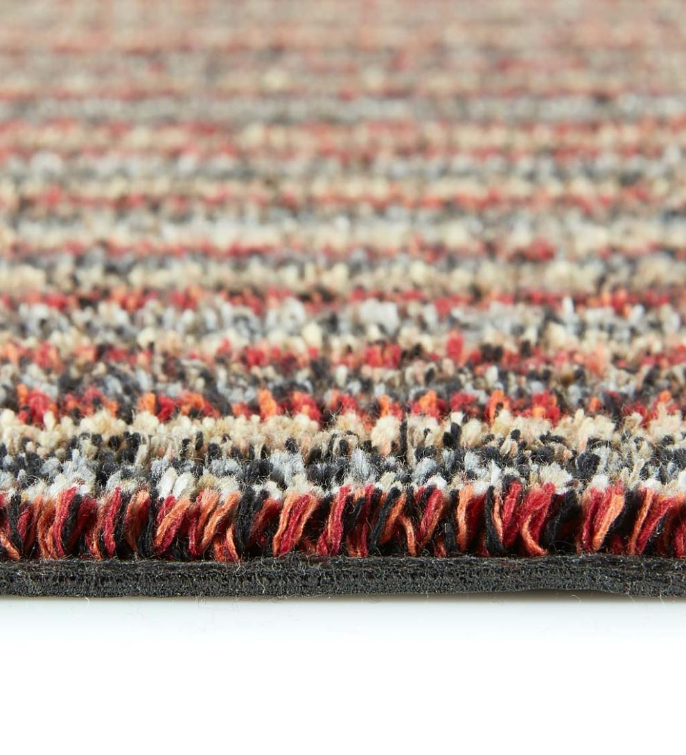 Plow &amp; Hearth Garden Accents | Indoor Living Cotton/Microfiber My Mat Dirt Trapping Mud Rug