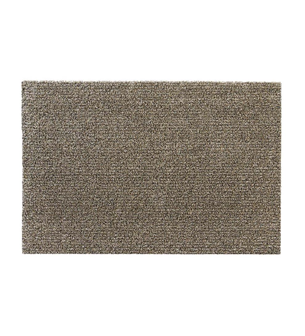 Plow &amp; Hearth Garden Accents | Indoor Living Cotton/Microfiber My Mat Dirt Trapping Mud Rug
