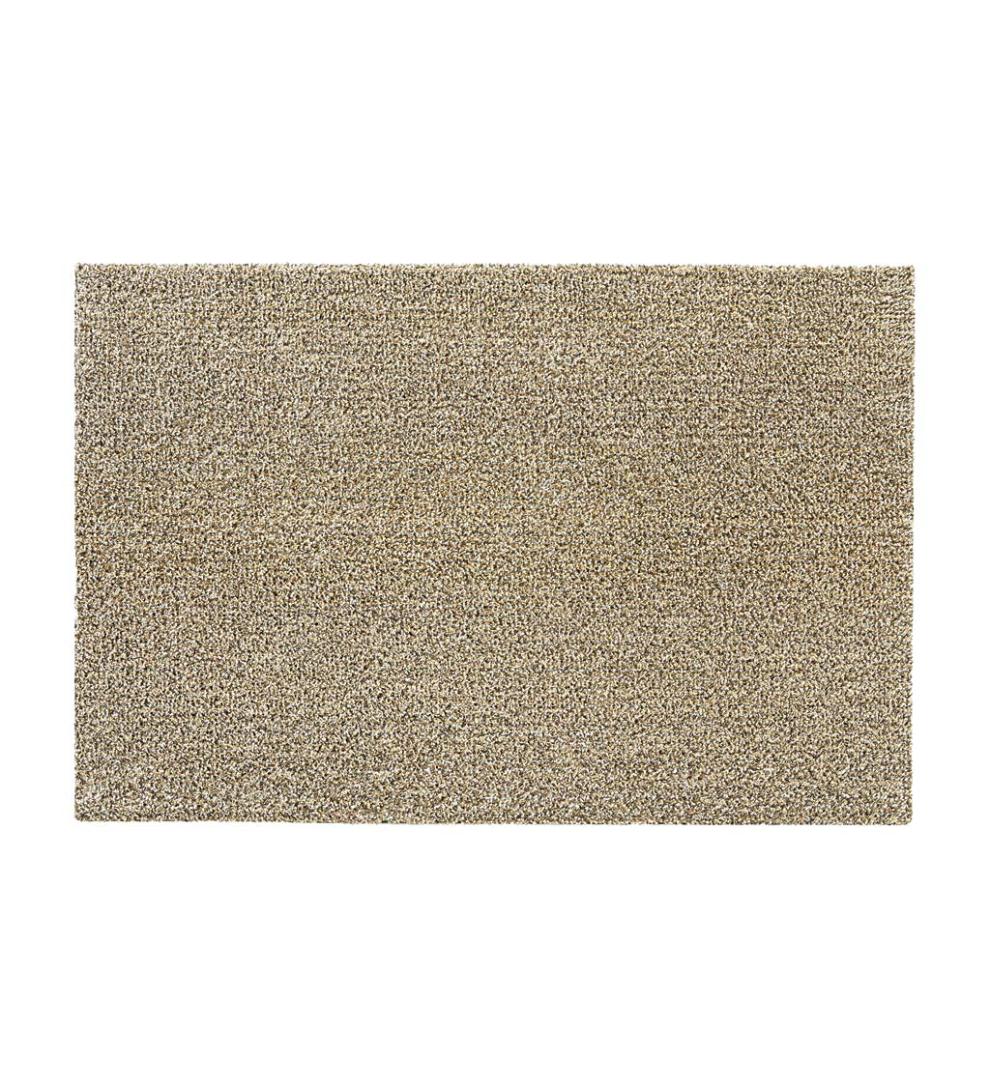 Plow &amp; Hearth Garden Accents | Indoor Living Cotton/Microfiber My Mat Dirt Trapping Mud Rug